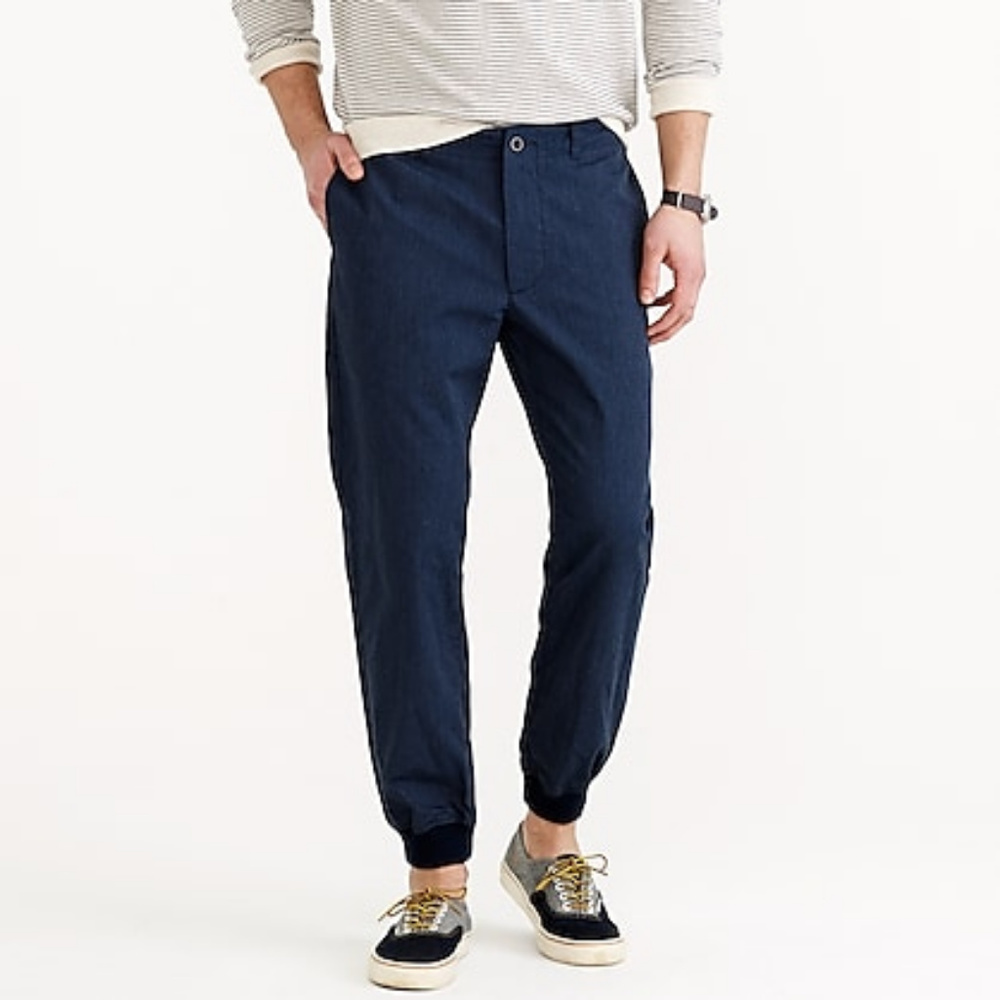 J Crew Jogger pant in Melange Cotton